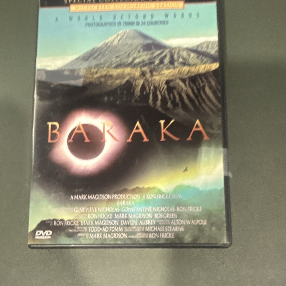 Baraka DVD Special Collector's Edition Widescreen Ron Fricke